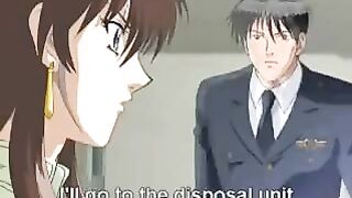 Hentai girl with big eyes is a pro at blowing jobs
