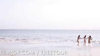 On the beach for nudists there was something to see and admire