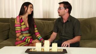 A hot girl is having sex with her botanist after a massage