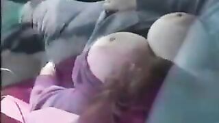 On the web, men like to jerk off to hot girls in cars