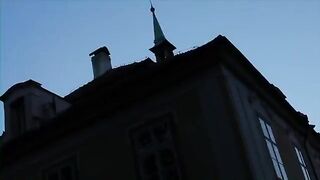 Redhead beauty spreads legs to masturbate in bed