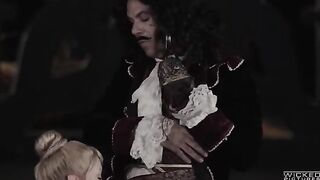 The glamorous girl unbuttoned her pants and took out a cock for sucking