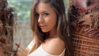 Young Russian model does a beautiful erotic stripping video for you