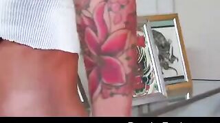 The guy shoved his cock in all holes of busty Brooke Banner