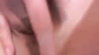 A Russian with a tender chest plays with sex toys on camera