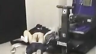 He took off his pants and fucked a girlfriend in her ass