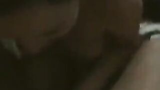 Busty BBW shakes her tits while dancing at home naked