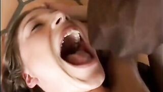A girl accepts sperm of all her lovers in her hole