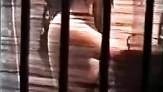 Bearded guy gently licks hairy pussy lips to make her come