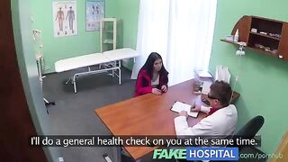 A patient is being examined by a doctor in this hot porn scene