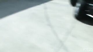 Blonde Blair Summers gets fucked on the parking lot, showcasing her daring side