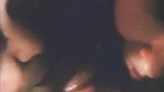 Blonde beauty gets a vintage blowjob from sperm lover