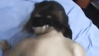 A little bent girlfriend has an anal sex experience for the first time