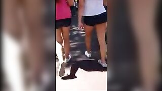 A girl with a stunning ass invited someone for herself