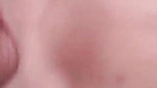 The girl made a blowjob for her old man, who had a very weak erection