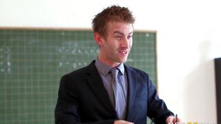 The teacher seduced and fucked his student in a steamy encounter