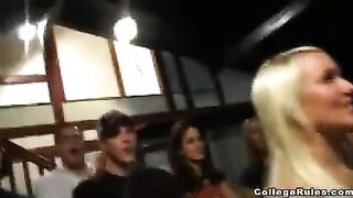 Bunch of wet pussies gets fucked at a party after drinking