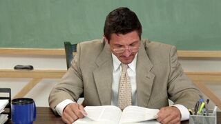 Student babe sucks her teacher’s hard cock to get good mark