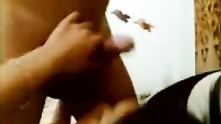 An Asian guy got fucked hard in his hotel room