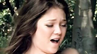 Two girls are fucking in the park during a picnic