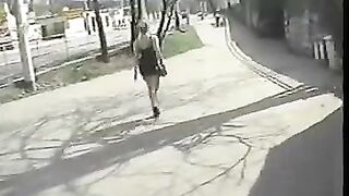 An old man fucked a girl on the couch with others