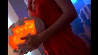 College students have an orgy after a party in honor of Halloween