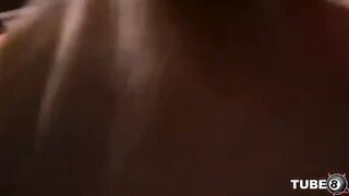 An American student has a party and gets fucked by many guys