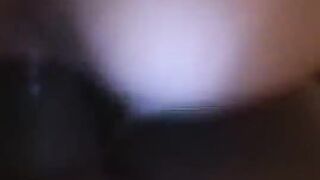 Latin girl got a discharge of black man’s sperm on her face