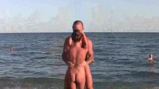 Hot naked beauties are having fun on the naked beach