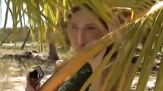 The couple decided to have fun on the beach and get intimate
