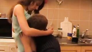 A drunken dad fucks his daughter, exploring forbidden Russian territory