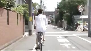 Japanese girl is being fucked by her traitorous boyfriend