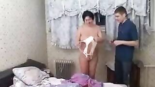 A carefree young man indulges in a passionate encounter with his older mother