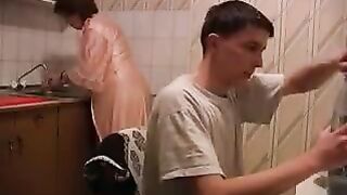 The kitchen is the best place for incest, especially when it’s hot
