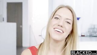 Black guy fucked all holes of blonde slut in intense interracial sex