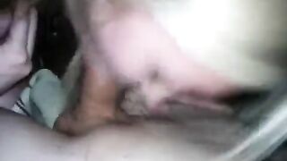 A cute Ukrainian girl jumped on her boyfriend’s hard member