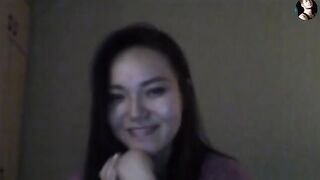 A guy fucked a sexy Kazakh girl via Skype