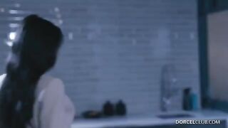 A beautiful woman has sex with a stranger while her husband films it
