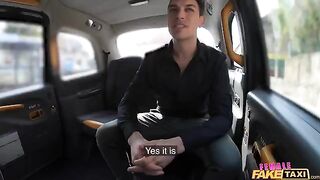 A girl is a taxi driver in an alternate universe, engaging in passionate encounters with her passengers