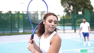 Practicing sport makes the dick thicker, as in this video