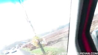 The guy has the best sex in his life in the car