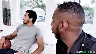 Our Tutor Knows Best - interracial FMM threesome with a hot black girl
