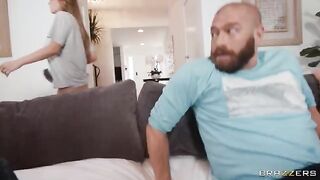A man watched as his girlfriend was getting fucked by another guy