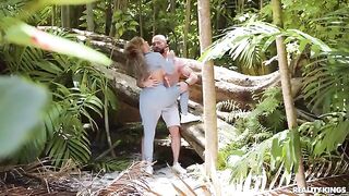 A man shoots his wife having sex with another guy outdoors