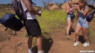 Group sex on the hike, an unforgettable outdoor pleasure