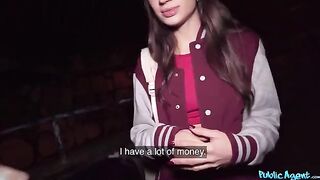 This French Girl is Crazy, she gets fucked on the street for money