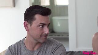 Trying on new underwear with a hot stepmom in the bedroom