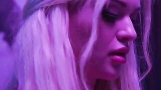 Pilot fucks busty blonde newbie London Laurent in stockings