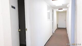 Nurse assists with some intense anal action
