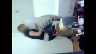 A hot Kazakh woman is having fun with her sexy colleague in this steamy video